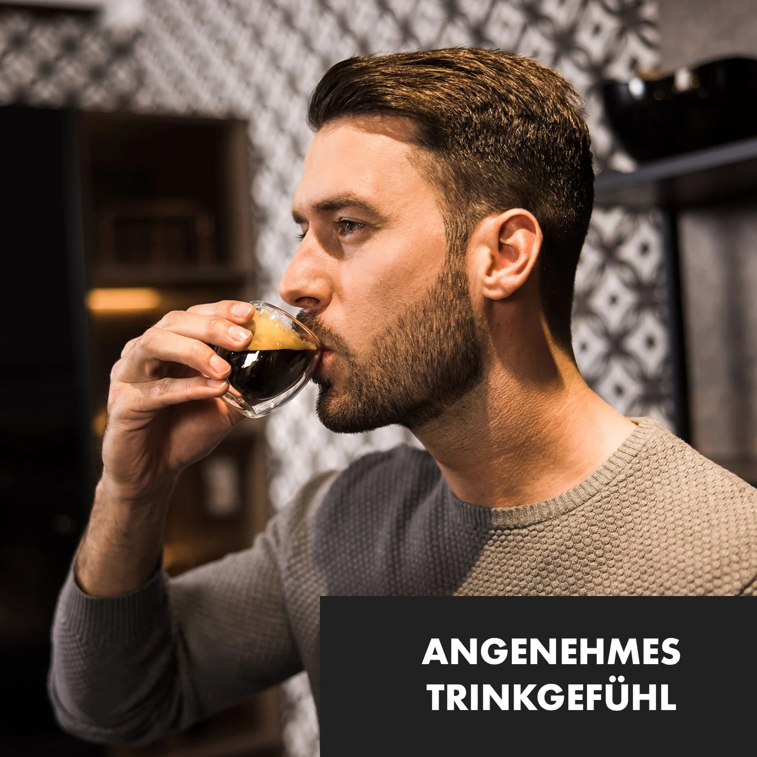 Glaswerk Vienna Doppelwandige Thermogläser 80 Ml Handgemacht Borosilikatglas – Bild 4