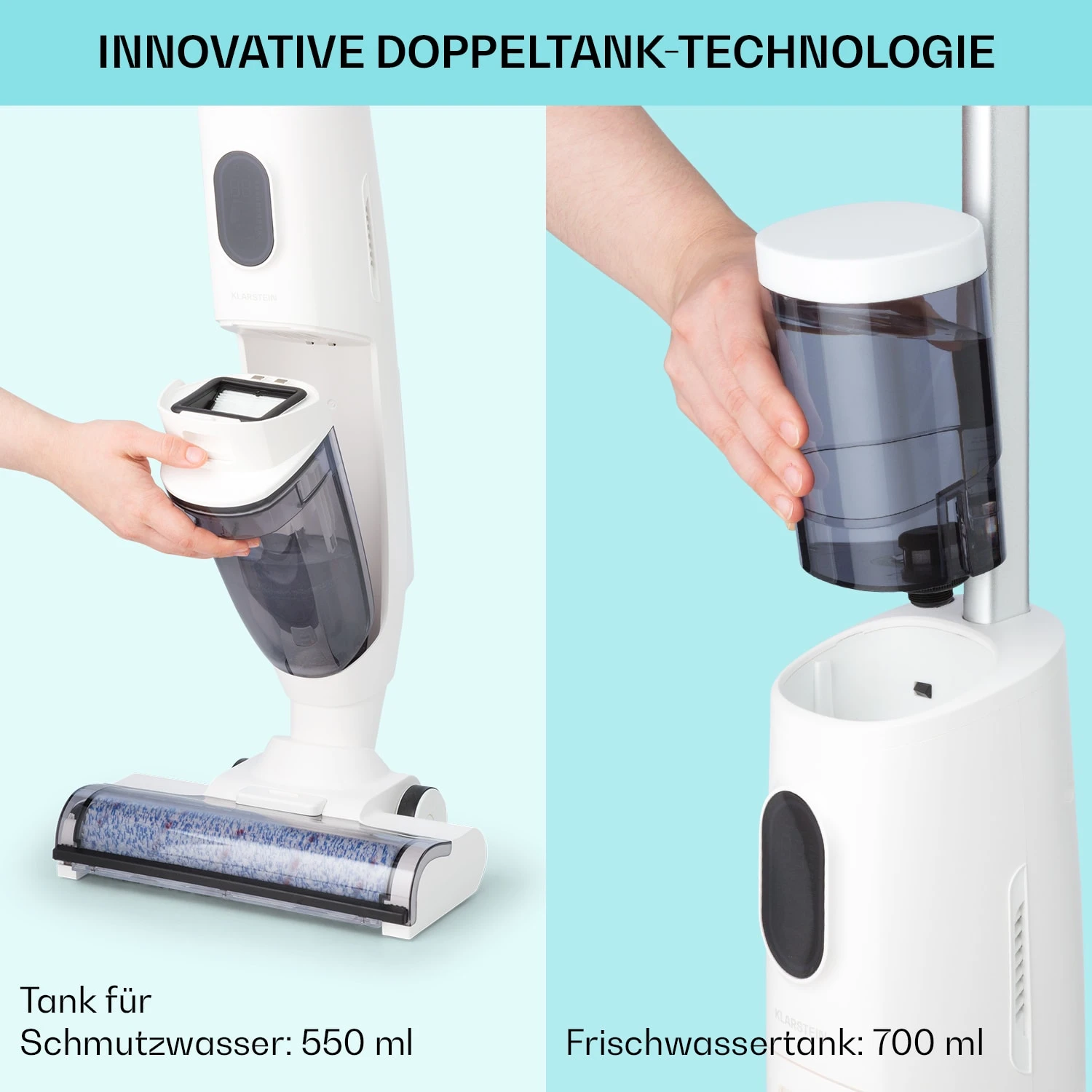 Caswell Nass-/Trockensauger Kabellos Akkubetrieben LED-Display – Bild 7