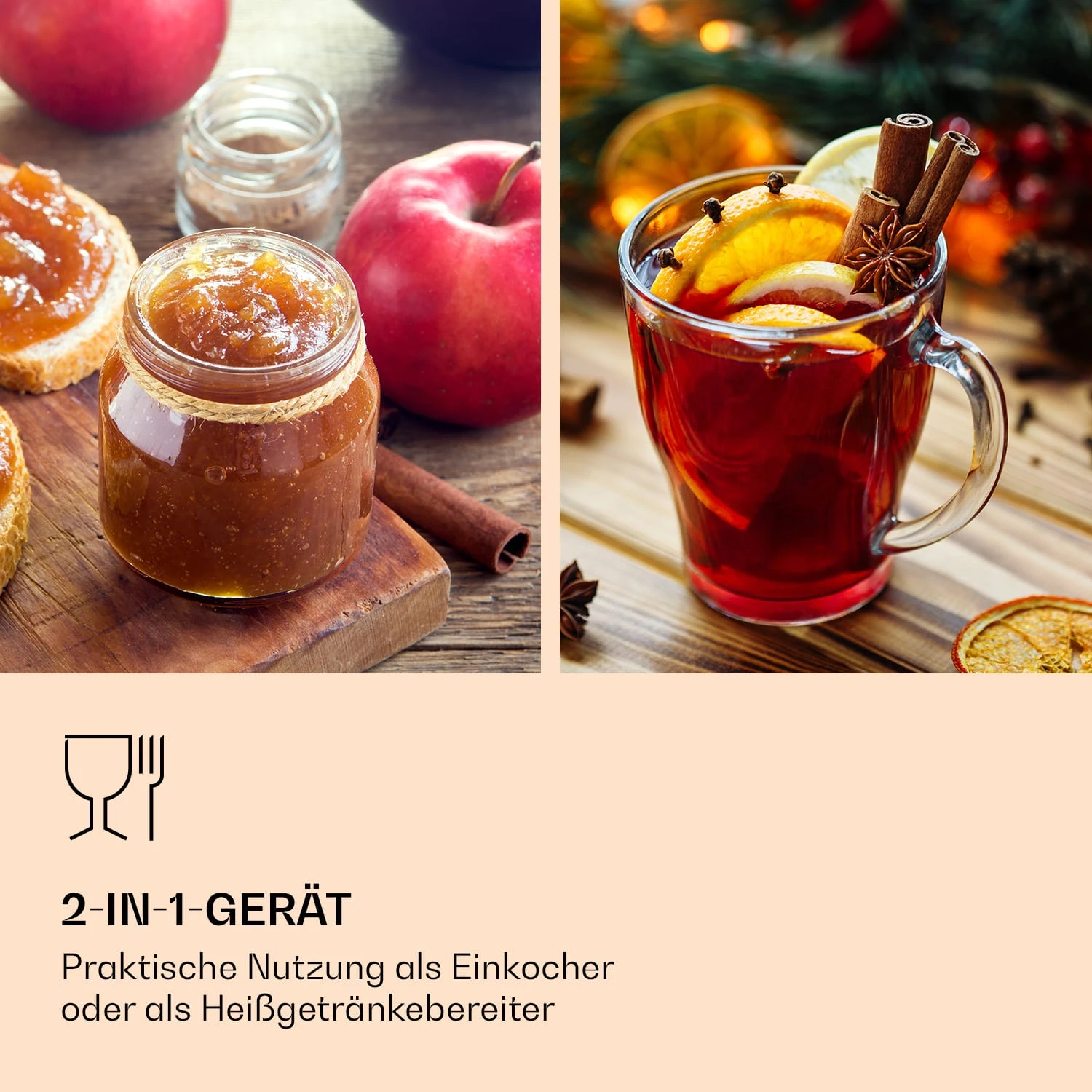 Abbey 40 Einkochautomat Getränkespender 40L 100°C 180min Edelstahl – Bild 3