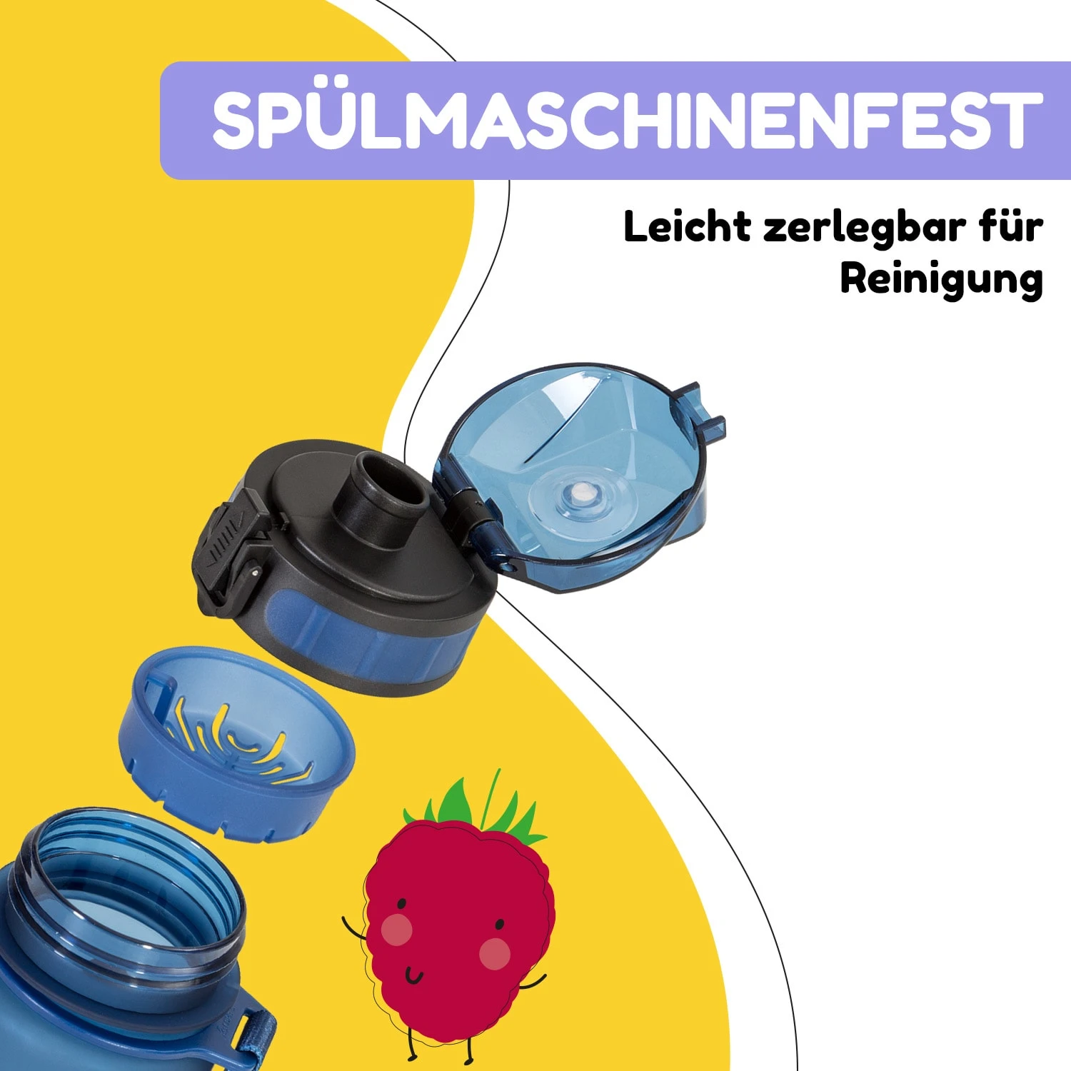 Wakaba Trinkflasche 400 Ml Tritan BPA-frei – Bild 4