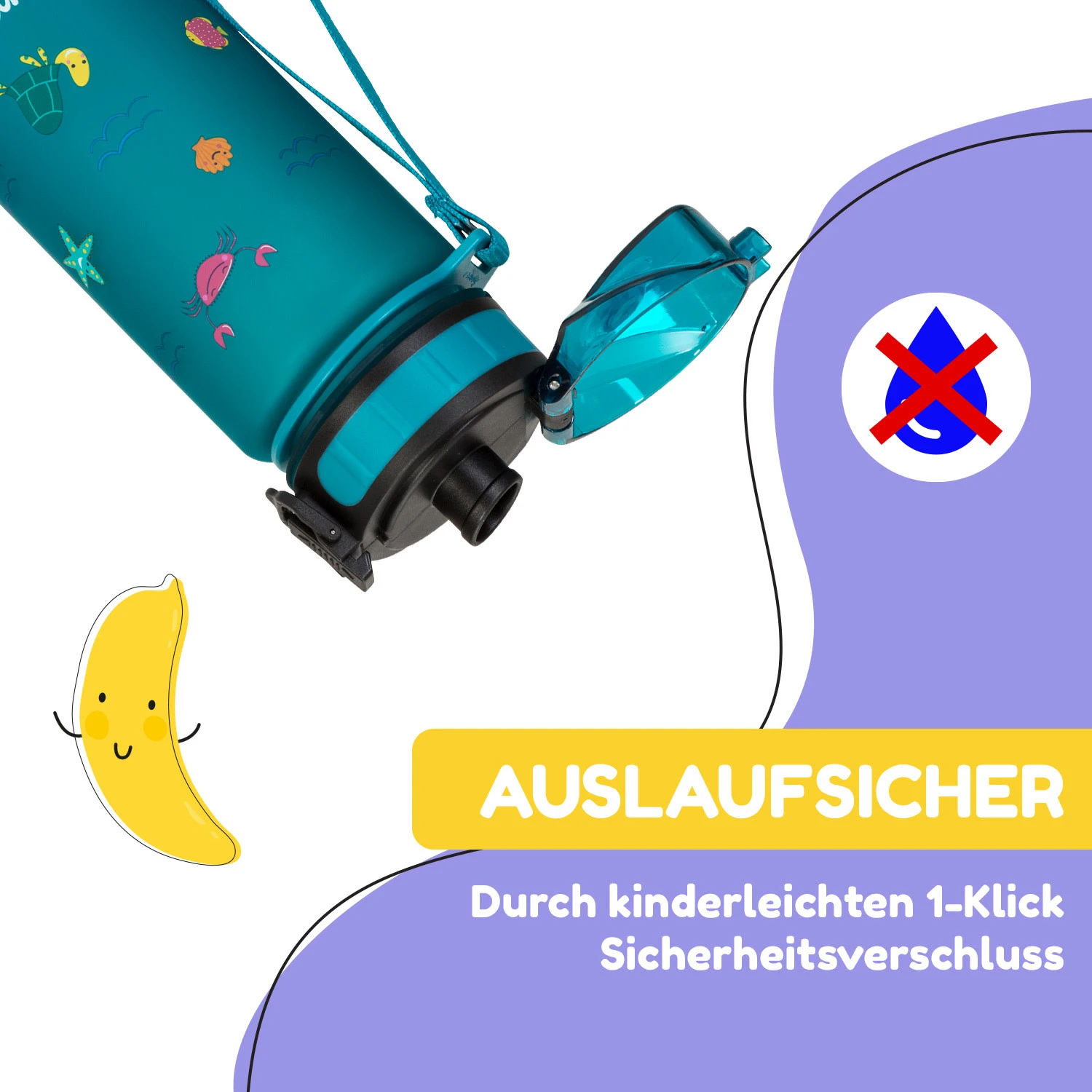 Wakaba Trinkflasche 400 Ml Tritan BPA-frei – Bild 3