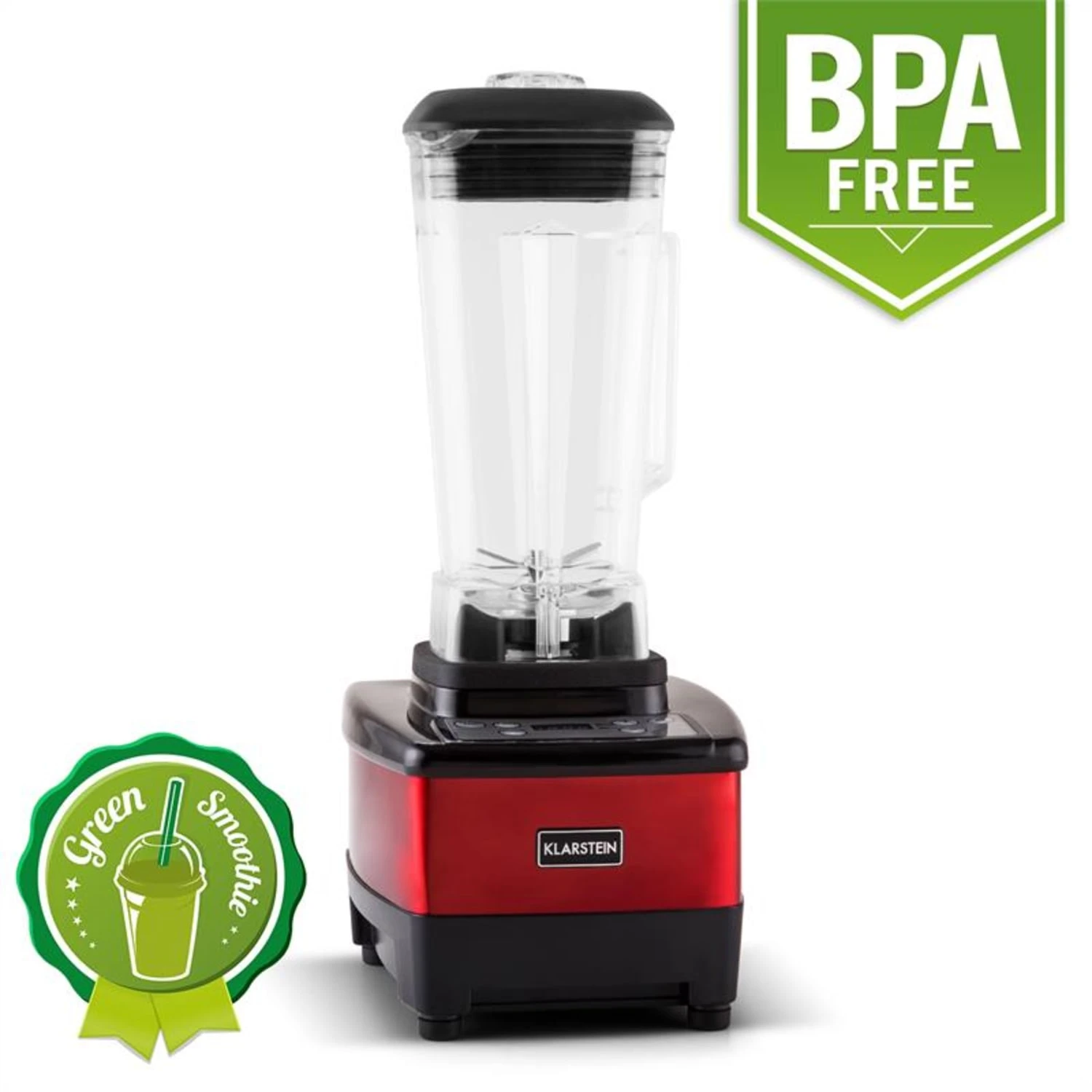 Herakles 4G Standmixer Rot Mit Cover 1500W 2,0 PS 2 Liter BPA-frei – Bild 3