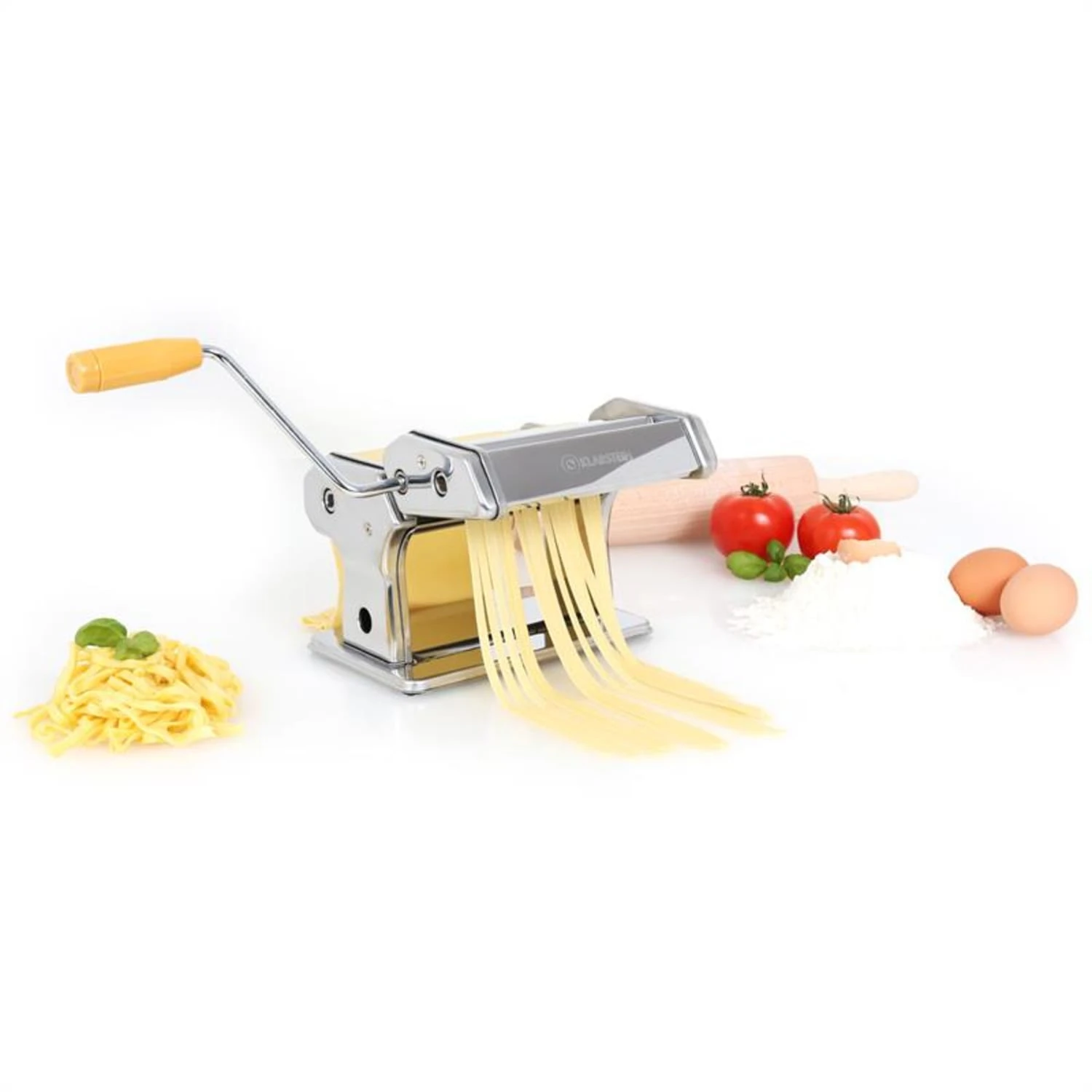 Carina Morena Pasta Maker Set Küchenmaschine 800W 4L Edelstahlschüssel – Bild 7