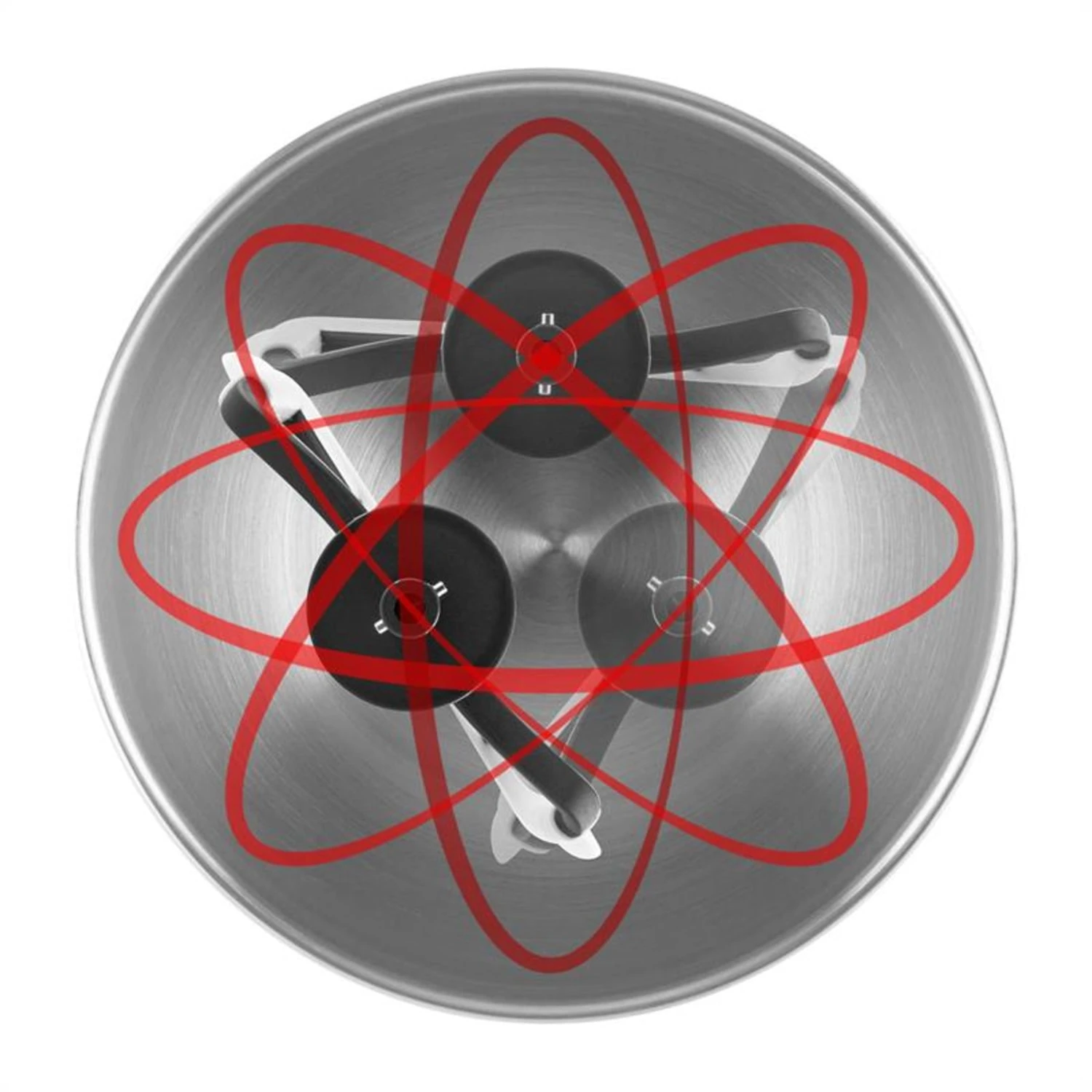 Bella Argentea Komplettset Küchenmaschine + Zusatzschüssel Silber – Bild 4