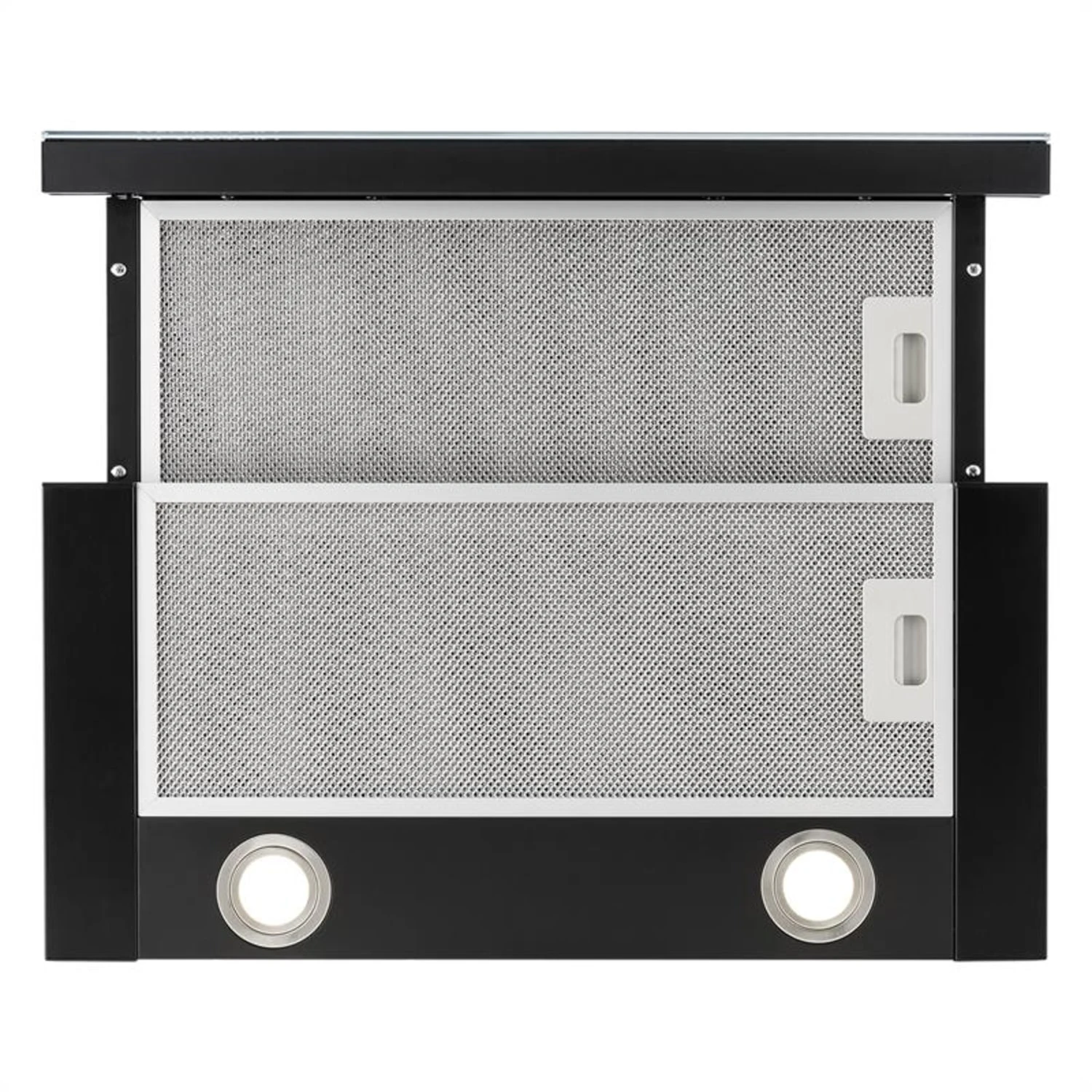 Vinea Dunstabzugshaube Umluftset 60cm 610m³/h Aktivkohlefilter Schwarz – Bild 5