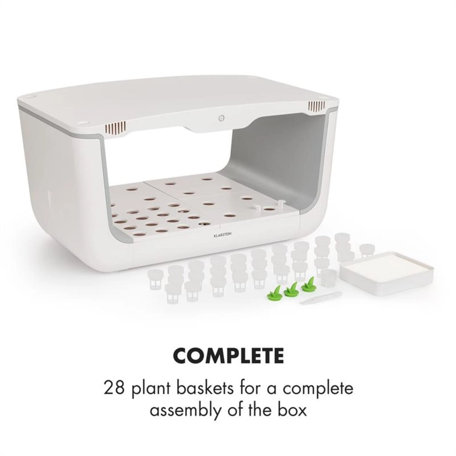 GrowIt Refill Kit Europe Pflanzschwamm 28 Pflanzkörbe Europe-Seeds Nährlösung – Bild 7