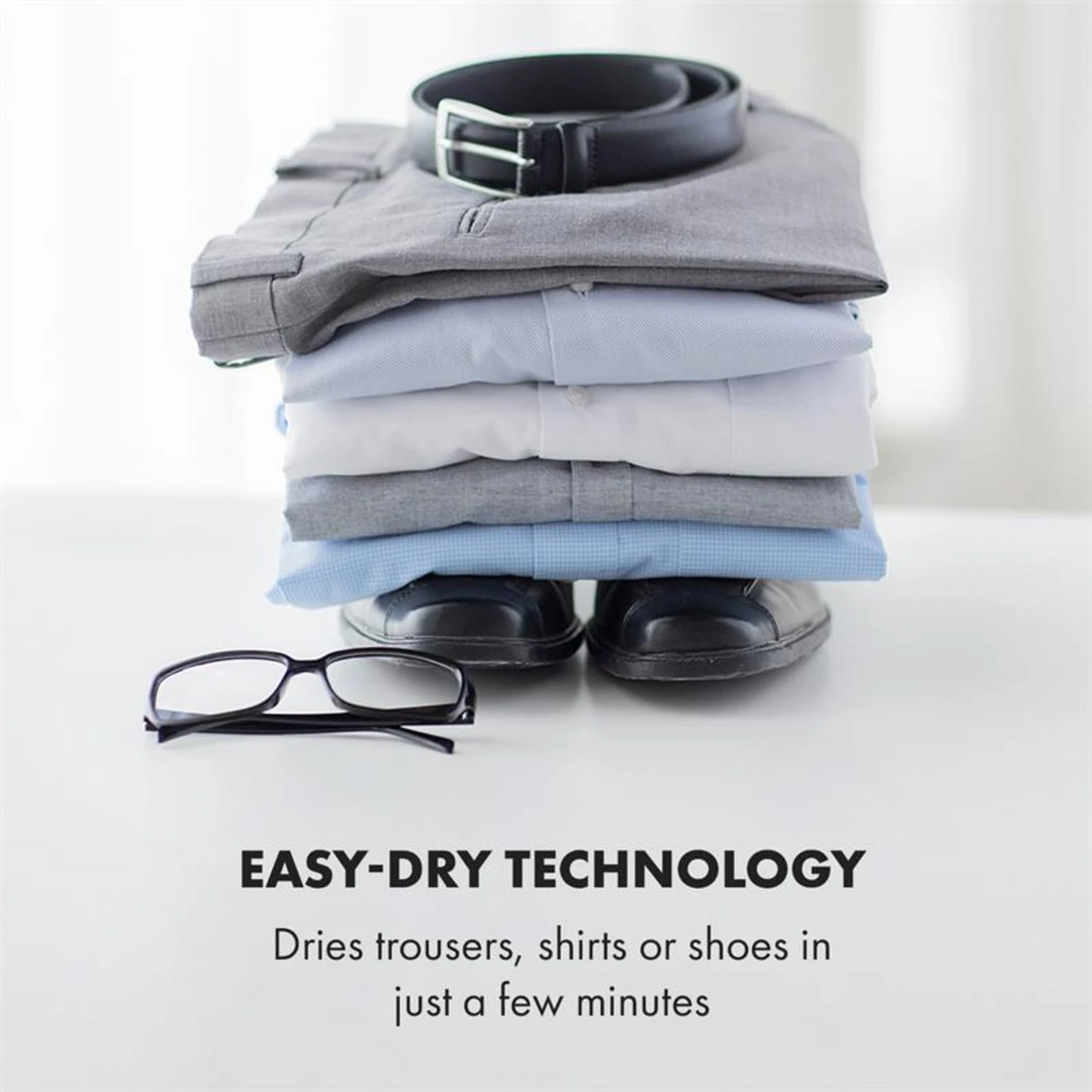 ShirtButler Pro Automatisches Trocknersystem Hemd / Hose / Schuhe 1200W 2-in-1 70°C Timer Weiß – Bild 5