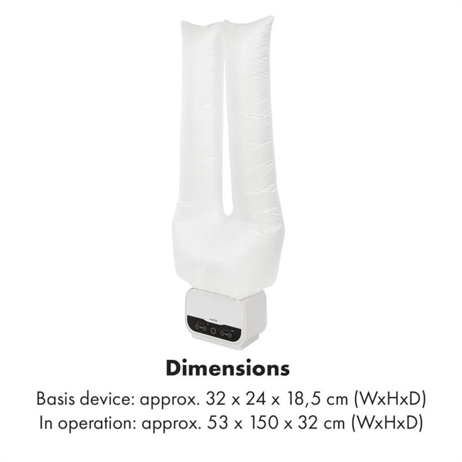 ShirtButler Pro Automatisches Trocknersystem Hemd / Hose / Schuhe 1200W 2-in-1 70°C Timer Weiß – Bild 9